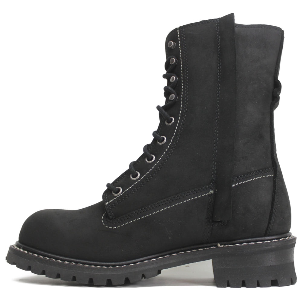 NEW Harley Davidson Bentler 8’ Full Grain Leather Women's Mid Calf Biker Boots - Picture 2 of 15